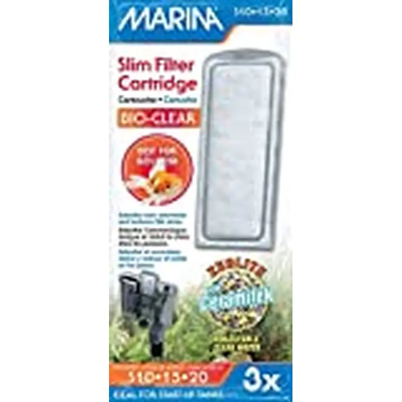 Marina Slim Filter Zeolite Cartridge 3pk