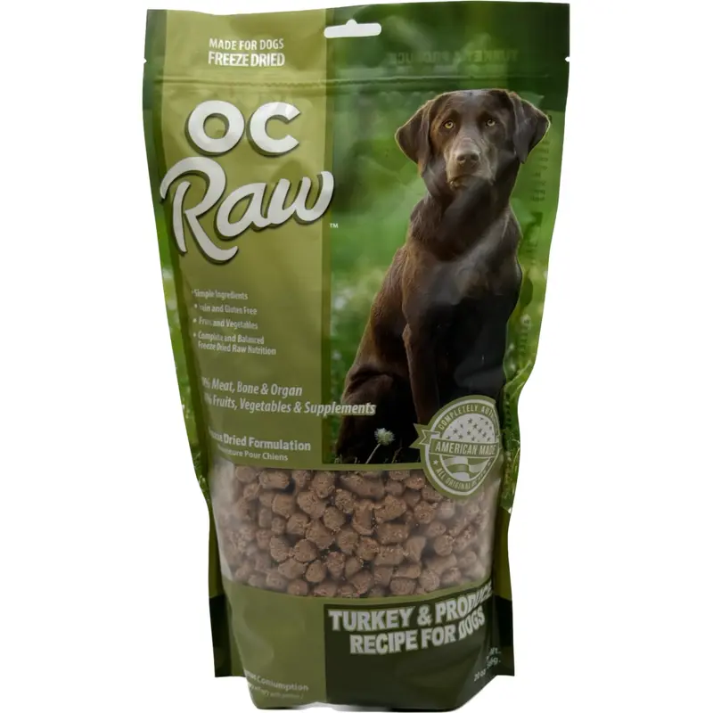 OC Raw Freeze-Dried Turkey & Produce Rox
