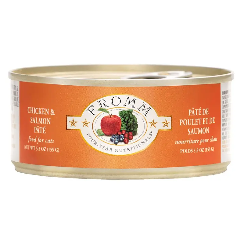 Fromm Chicken & Salmon Pate Wet Cat Food 3oz