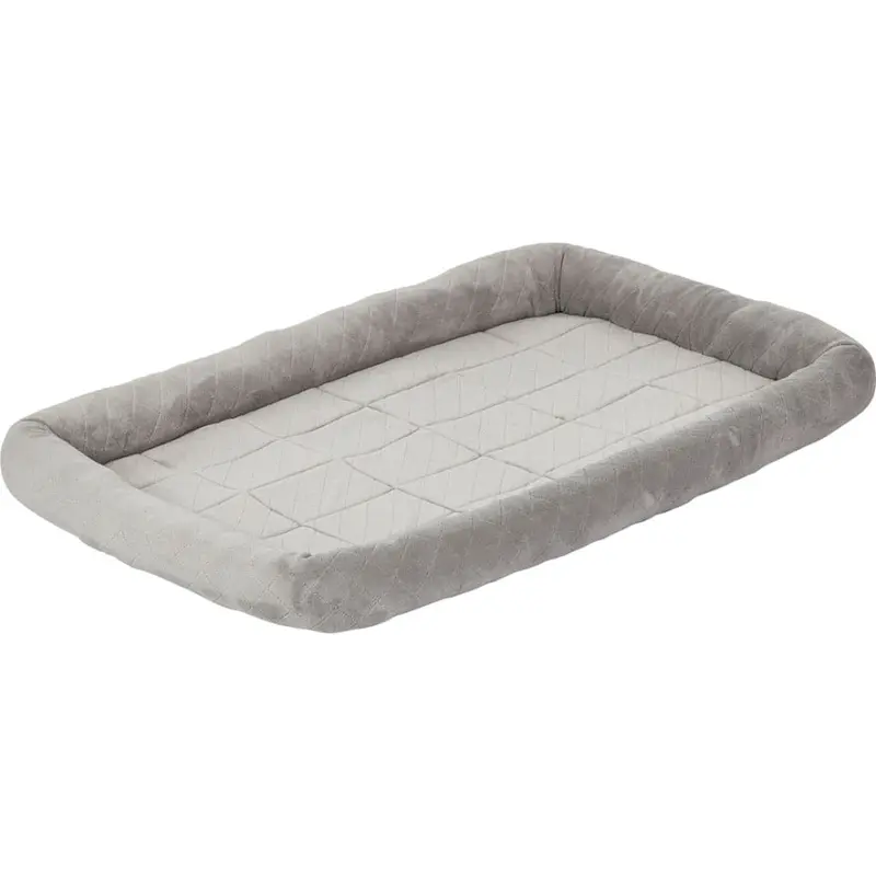 Midwest Homes for Pets 48 in. Quiet Time Diamond Stitch Bed  Grey