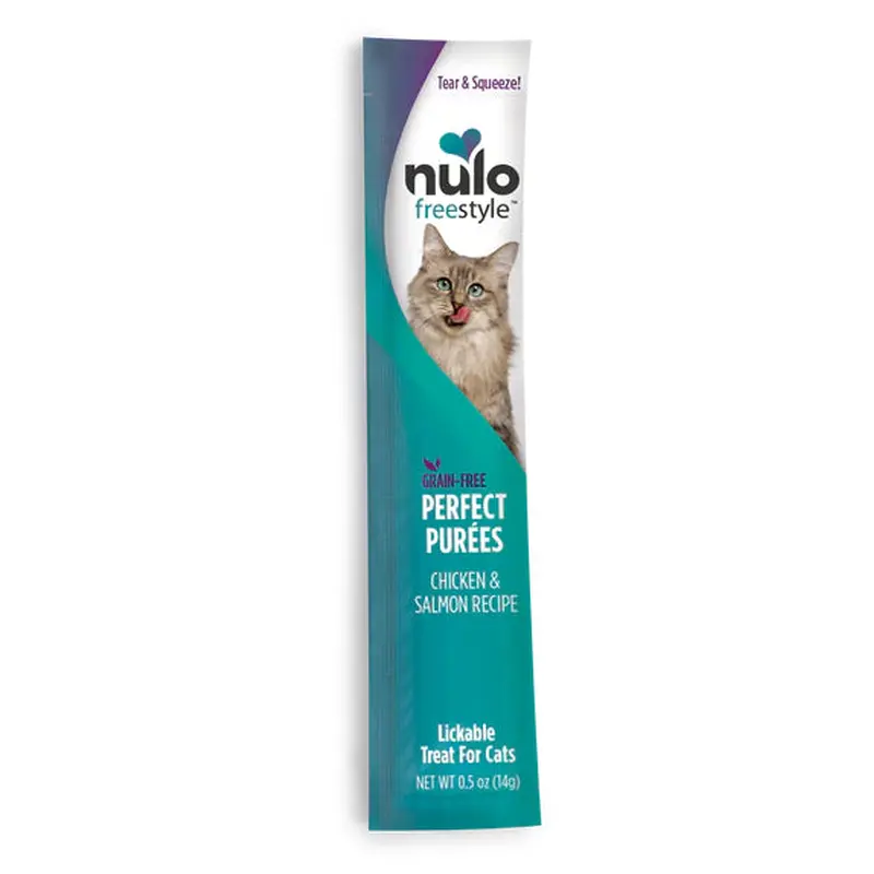 Nulo Puree 0.5 oz FreeStyle Grain Free Cat Treat Chicken & Salmon