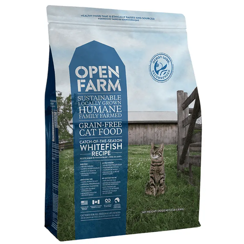 Open Farm Grain-Free Whitefish Recipe Dry Cat Food, 4 lb. Bag