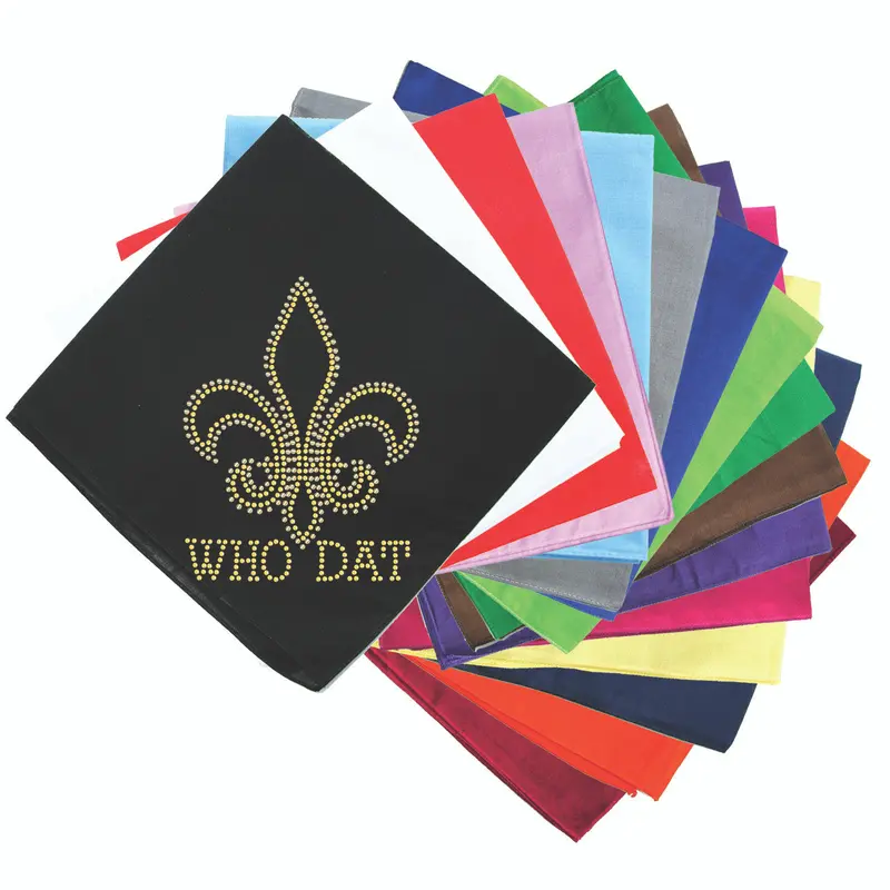 Fleur de Lis with Who Dat  - Bandanna