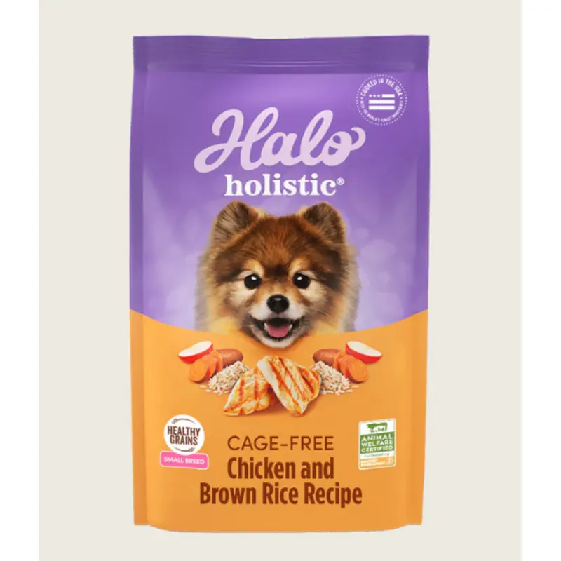 Halo Holistic Cage-Free Chicken & Brown Rice Small Breed Dog Food