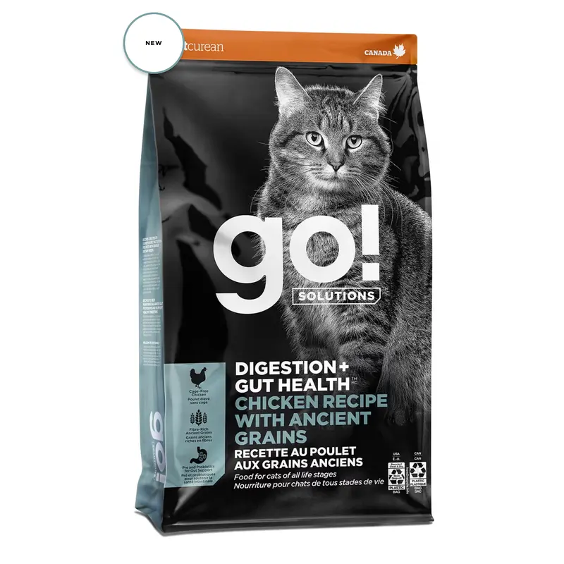Go! Solutions Digestion + Gut Health Cat Chicken with Ancient Grains