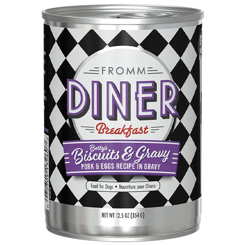 Fromm Dog Diner Breakfast Betty's Biscuits&Gravy 12.5oz