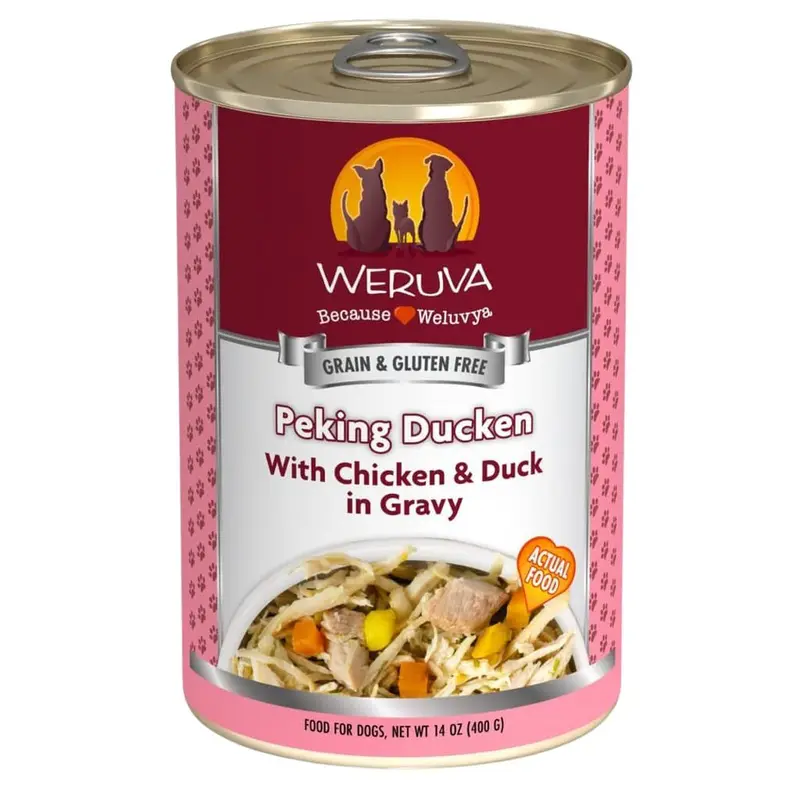 Weruva Peking Ducken with Chicken & Duck in Gravy Dog Food 14oz