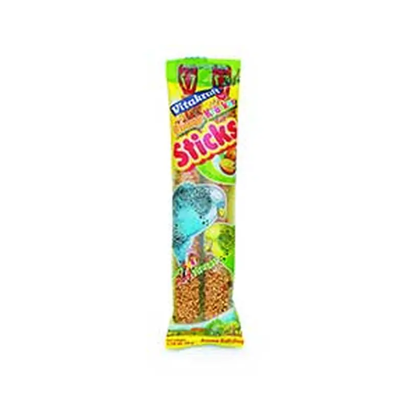 Vitakraft Crunch Sticks with Orange Parakeet Treat  2 Sticks  1.6 oz.