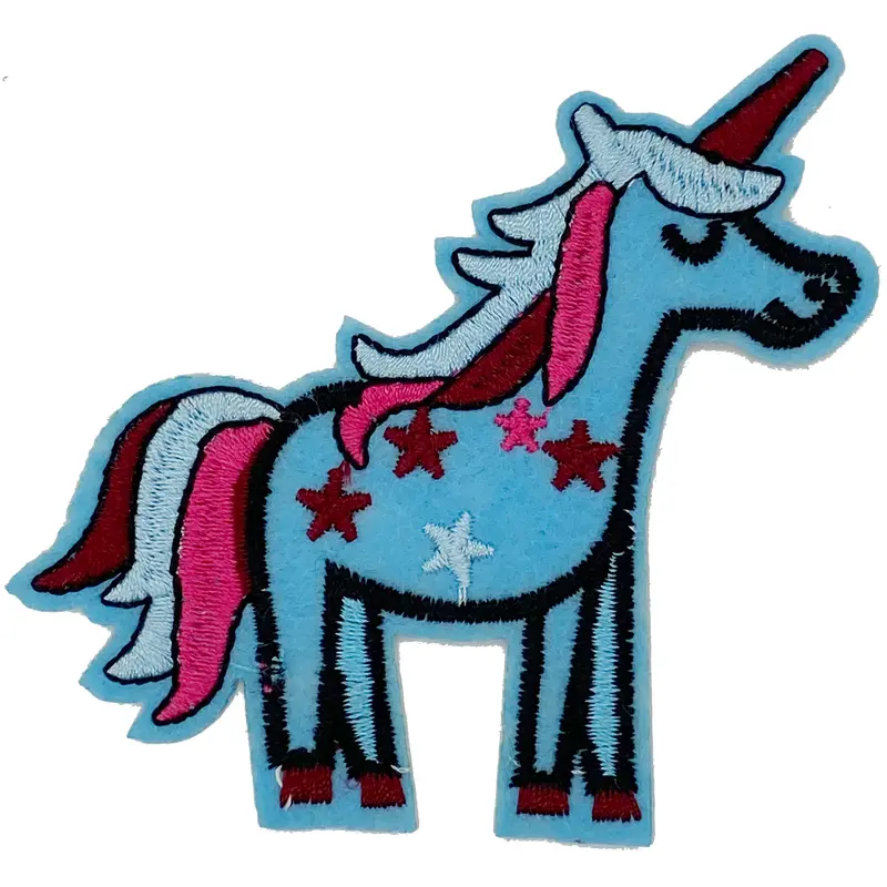Blue and Pink Unicorn - Patch