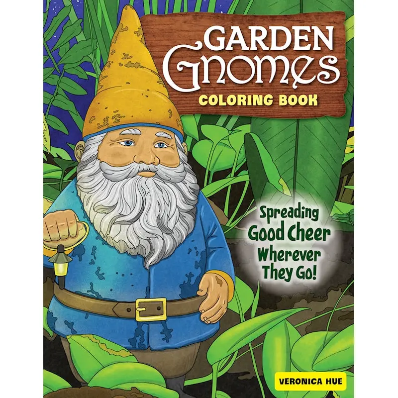 Garden Gnomes Coloring Book