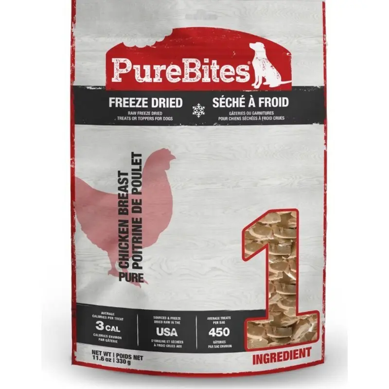 PureBites Freeze Dried Chicken Breast Dog Treats