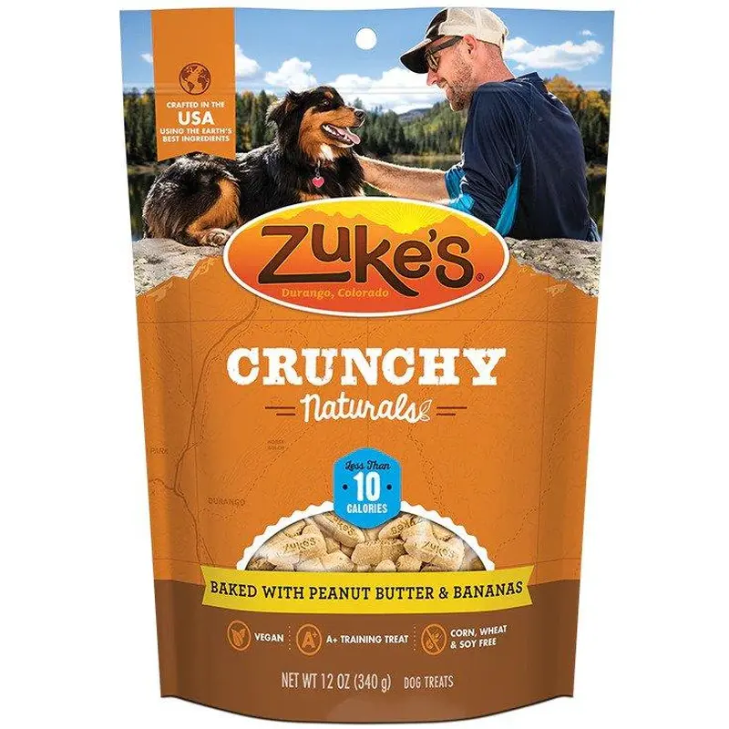 Zuke's Crunchy Naturals 10s Baked with Peanut Butter & Bananas