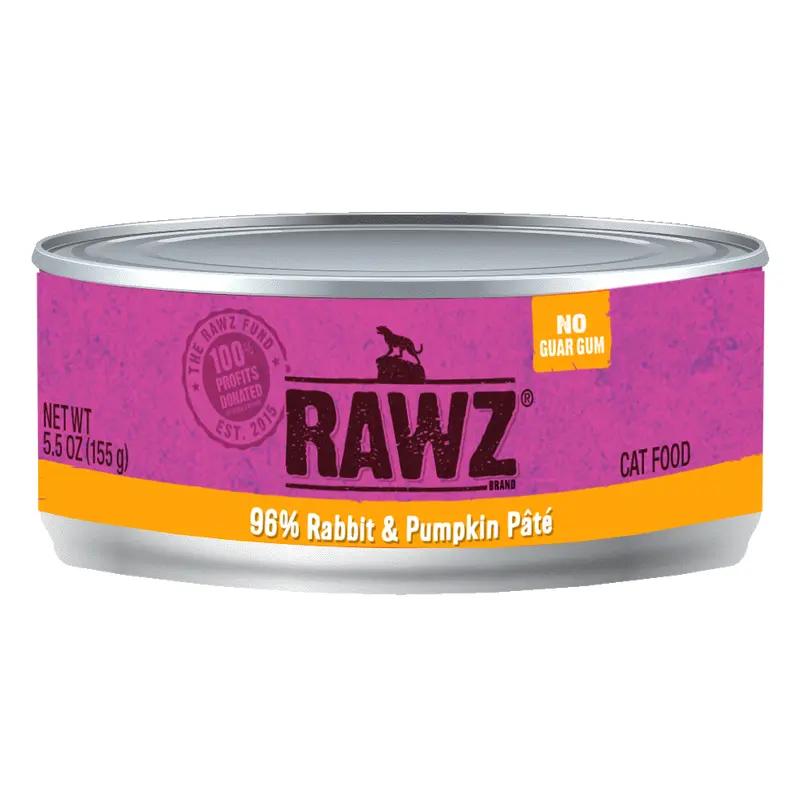 Rawz Cat 96% Rabbit & Pumpkin Pate