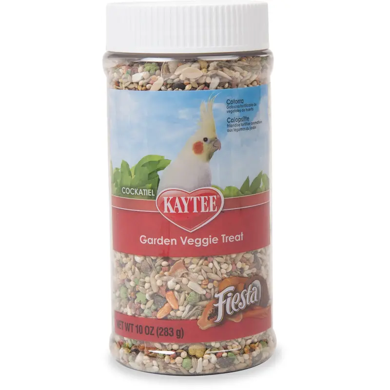 Kaytee Fiesta Garden Veggie Treat - Cockatiel 10oz jar
