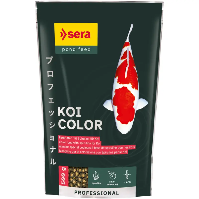 SERA Koi Professional Spirulina Color Food 500g