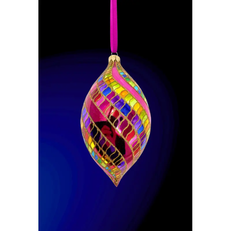 High Better Spinner Glass Ornament
