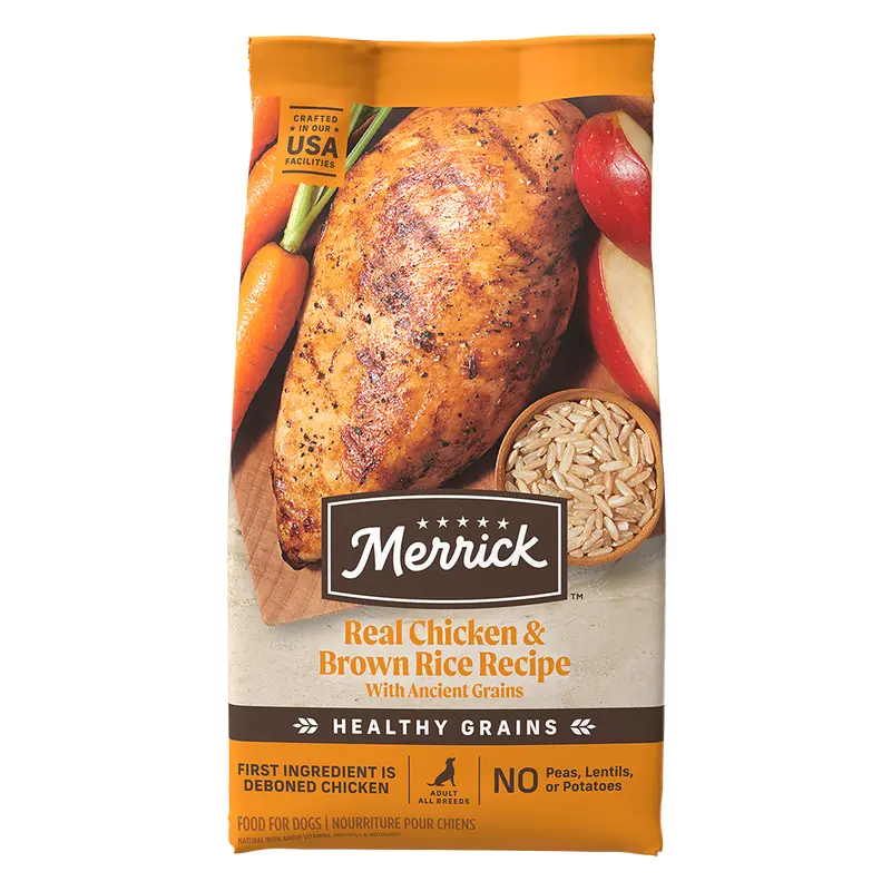 Merrick Classic Healthy Grains Chicken and Brown Rice Dry Dog Food