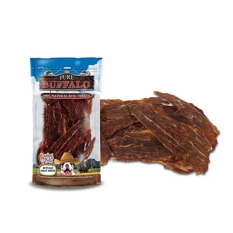 Pure Buffalo Meat Strips Dog Treats