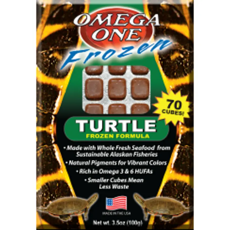 Omega One Frozen Turtle Formula Food 3.5 oz