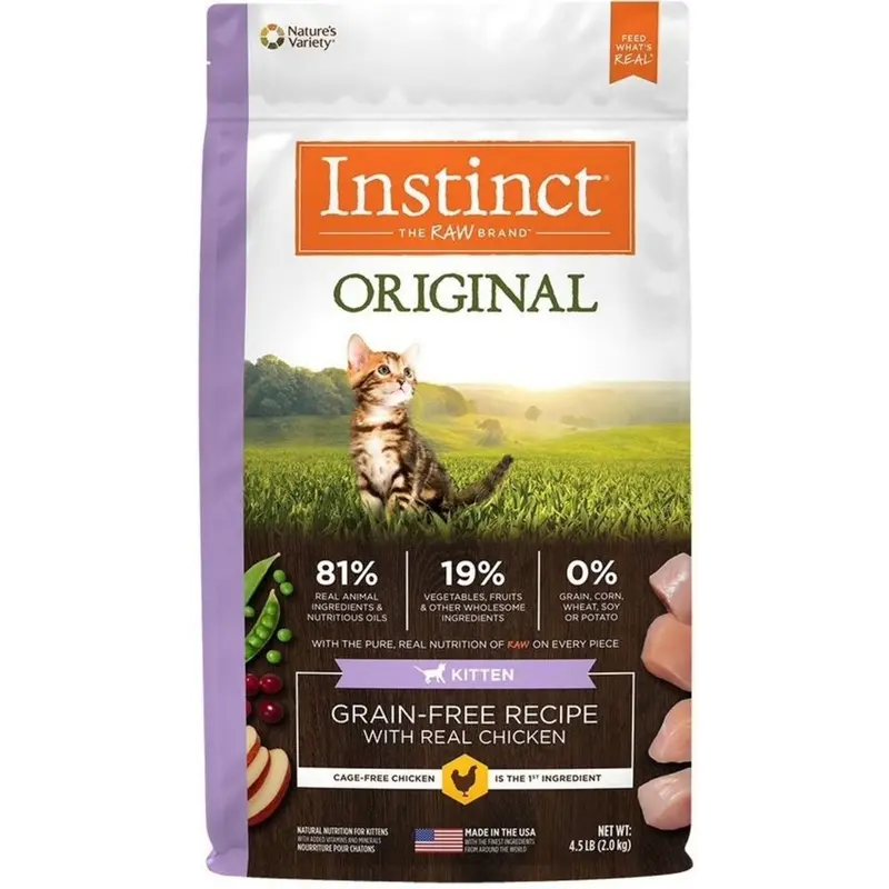 Instinct Original Grain-Free Real Chicken Dry Kitten Food