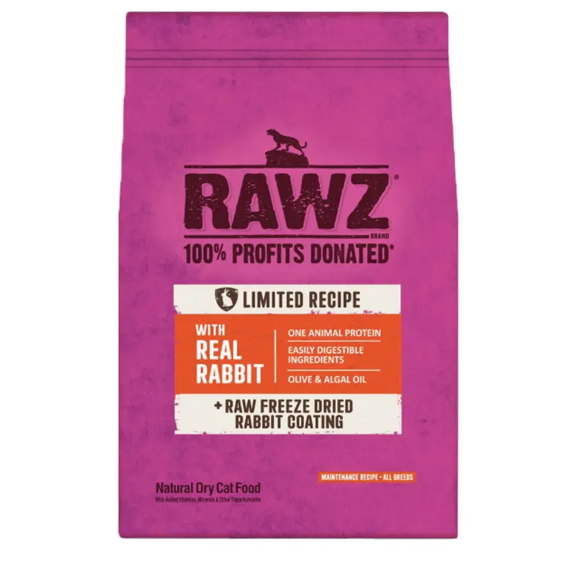 Rawz Limited Ingredient Rabbit Cat Food 7.8lb