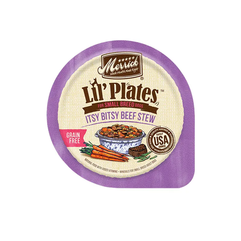 Merrick Lil Plates Grain Free Itsy Bitsy Beef Stew Wet Dog Food (3.5oz)