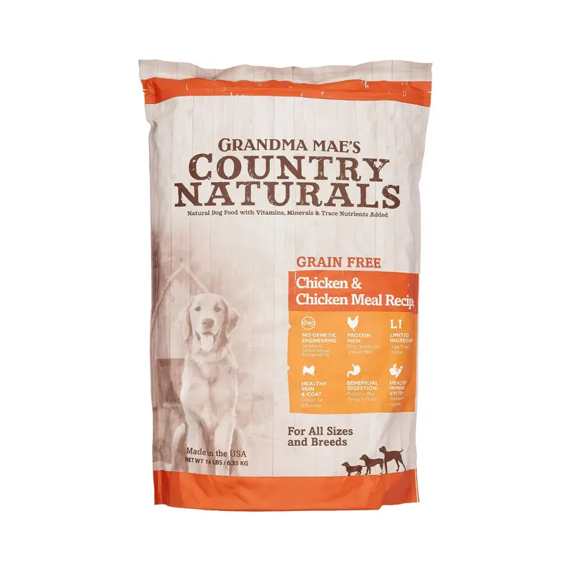 Grandma Mae's Adult Chicken Grain Free Dry Dog Food 25lb