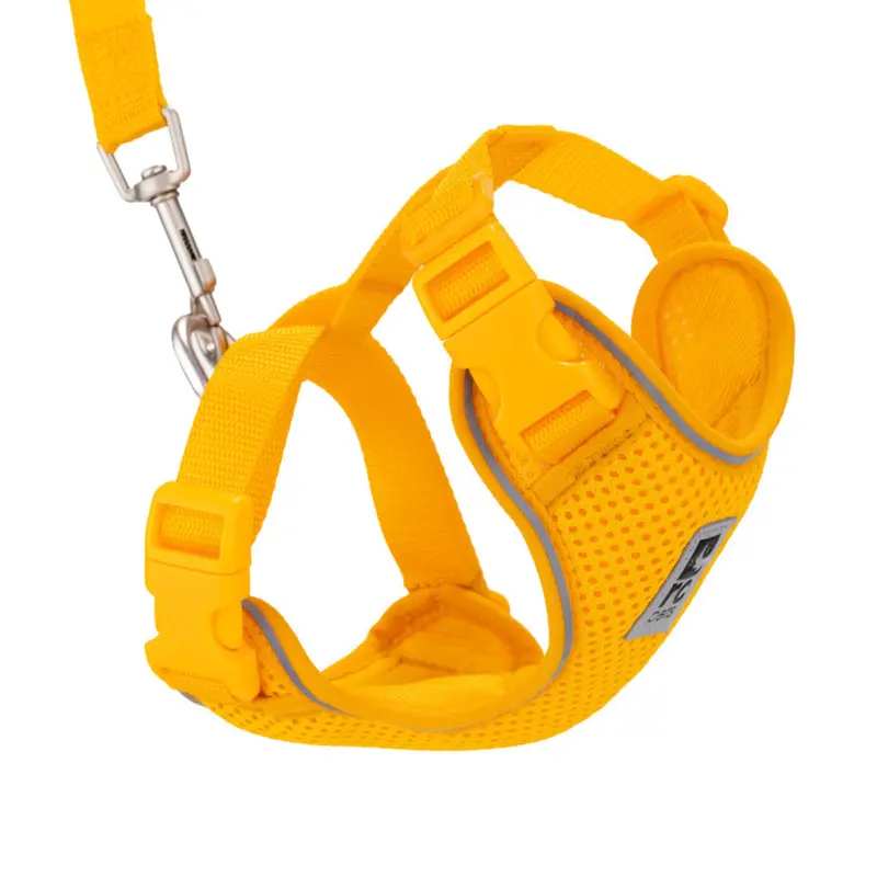 RC PETS Adventure Kitty Harness, Marigold, S, 11" - 15"