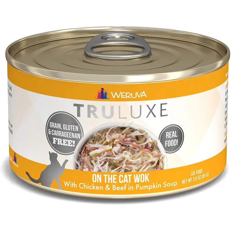Weruva TruLuxe On The Cat Wok with Chicken & Beef in Pumpkin Soup