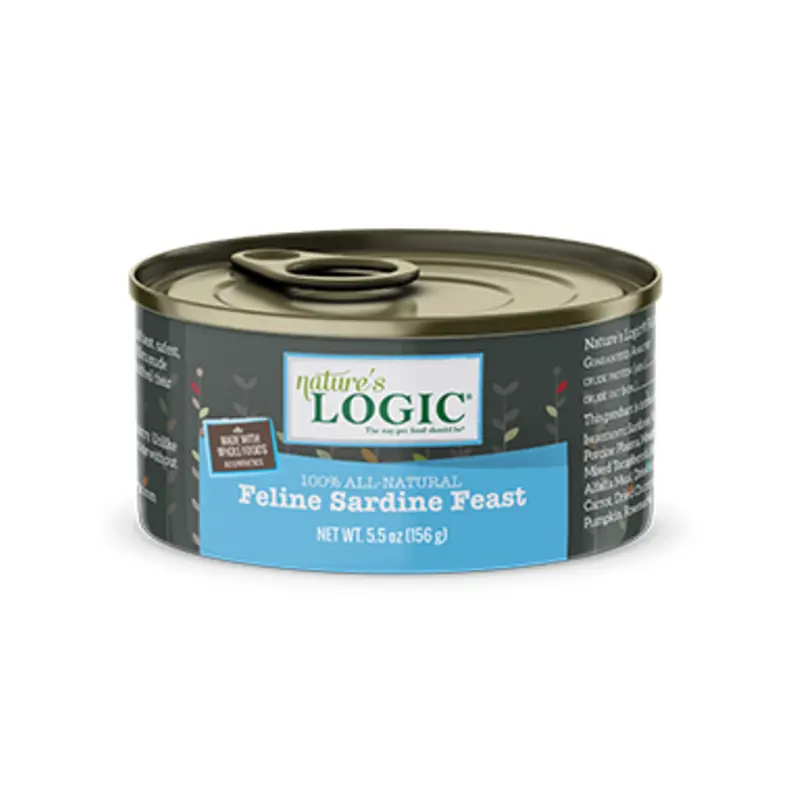Nature's Logic Canned Cat Food Sardine 5.5 oz