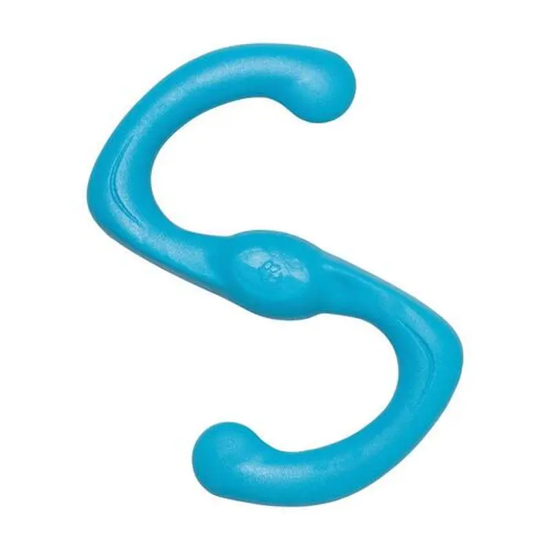 West Paw  Dog Tug Toy Zogoflex Blue Bumi Plastic Large Blue
