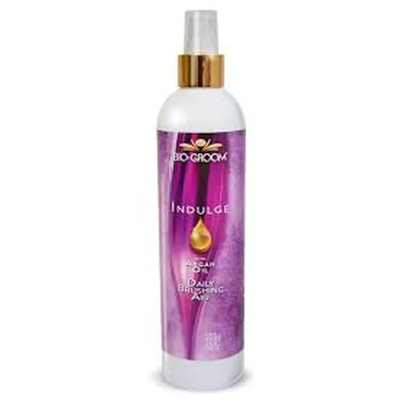 Bio Groom Indulge Brushing Aid Argan Oil Spray, 12 Oz Bottle
