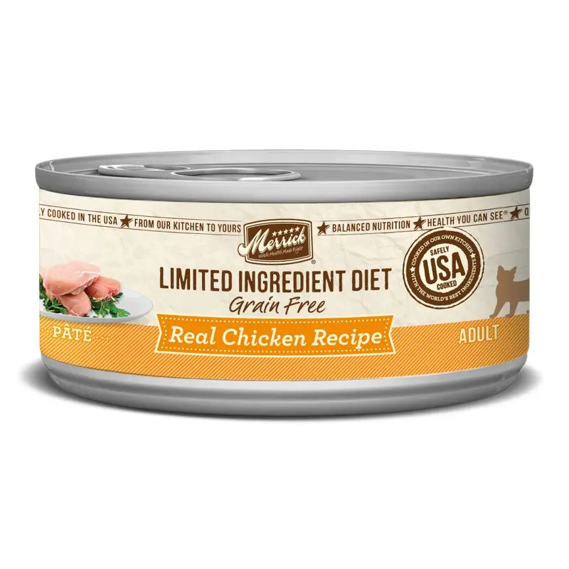 Merrick Limited Ingredient Diet Grain Free Real Chicken Pate Canned Cat Food