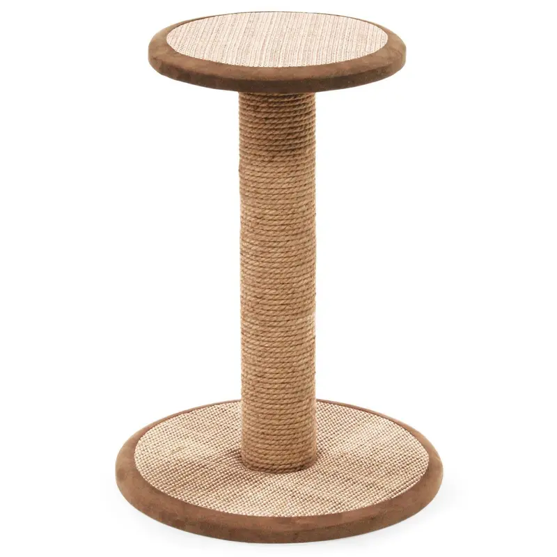 Kitty Power Paws Short Round Platform Scratching Post 21 5/8" H