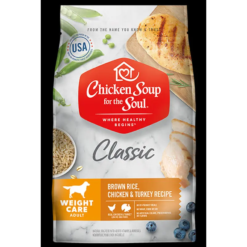 Chicken Soup Weight Care Dog - Brown Rice, Chicken & Turkey Recipe 4.5lb