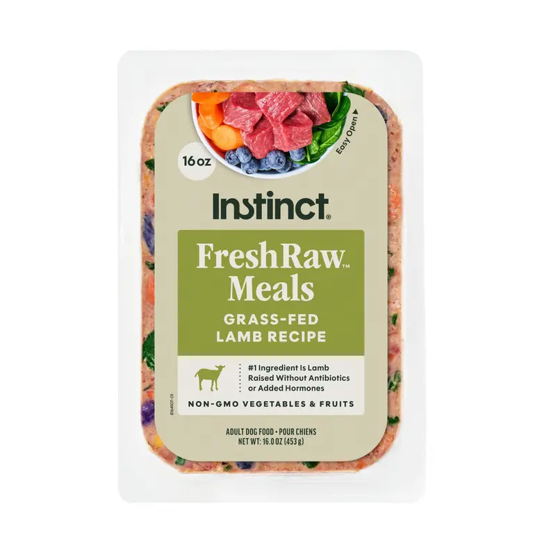 Nature's Variety Instinct Dog Food Fresh Raw Meals for Dogs 8oz Lamb