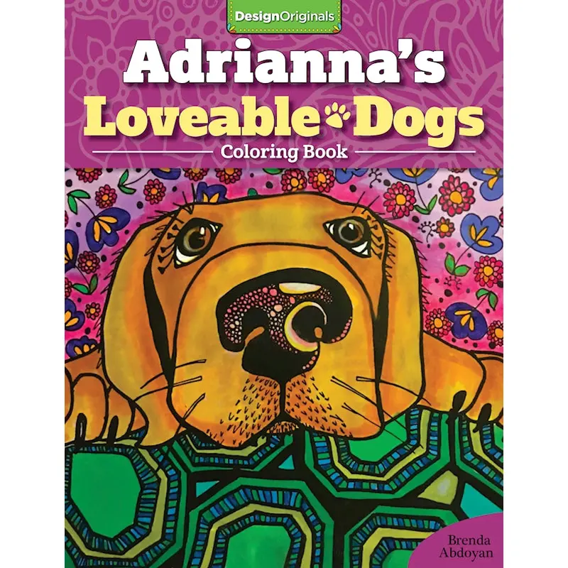 Lovable Dogs Coloring Book Customized