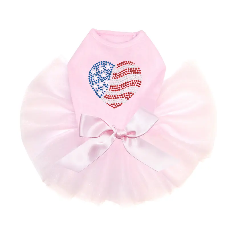 Patriotic Heart  2 - Custom Tutu
