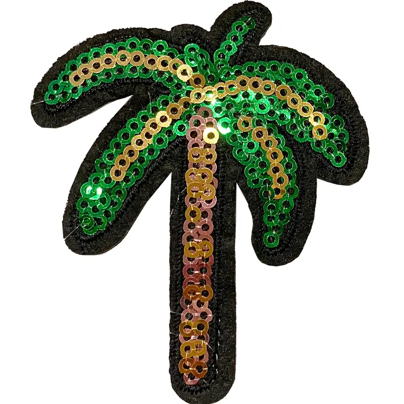 Sequin Palm Tree Patch