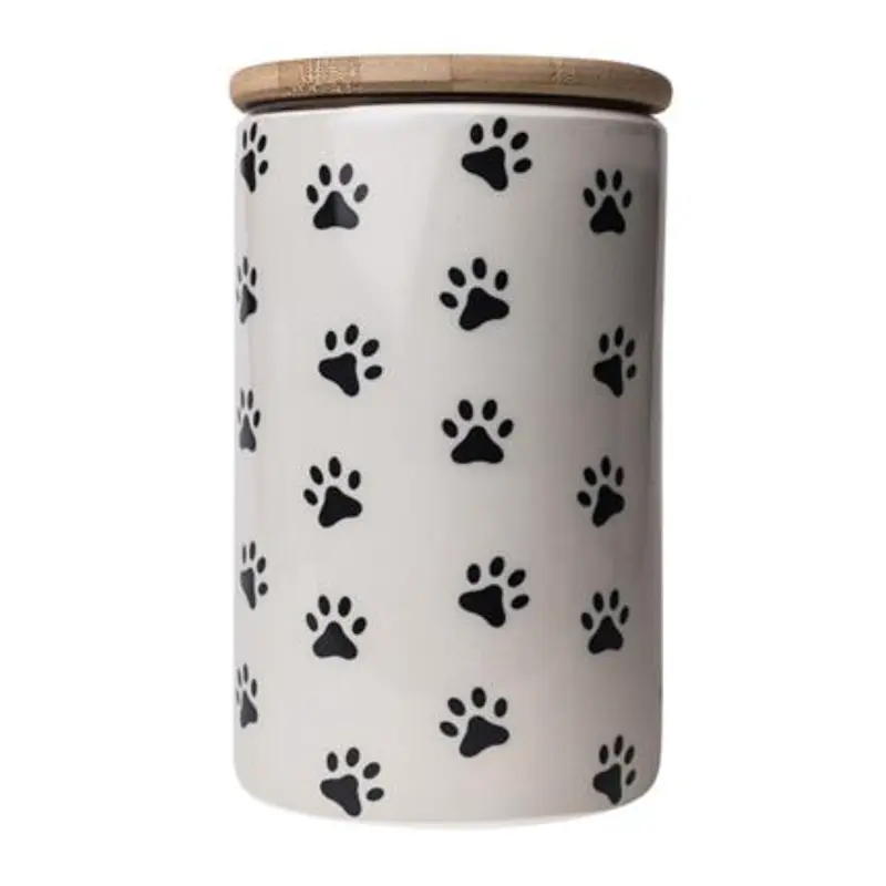 Park Life Designs Pawz Grey Treat Jar
