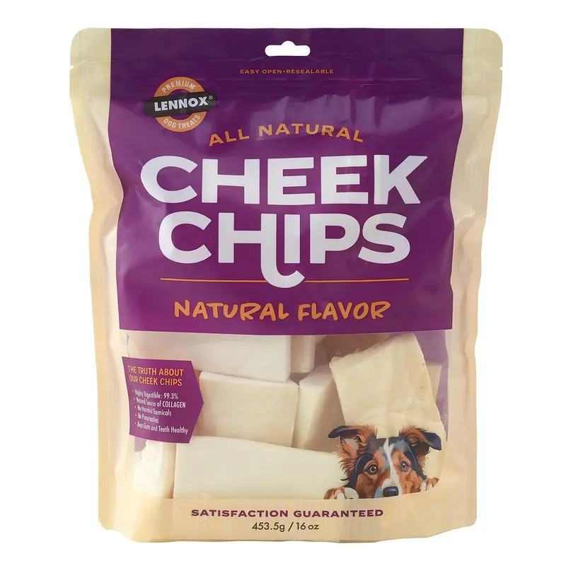 Lennox Dog Treat 16oz Natural Cheek Chew Chips