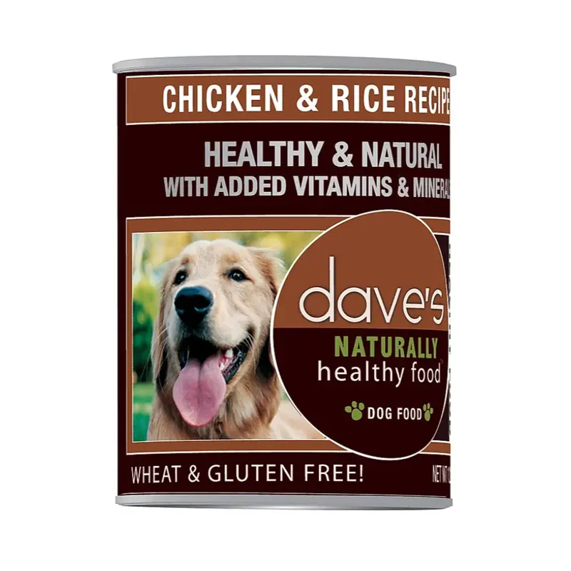 Dave's Pet Food Wet Dog Food - Chicken & Rice - 13.2oz Can