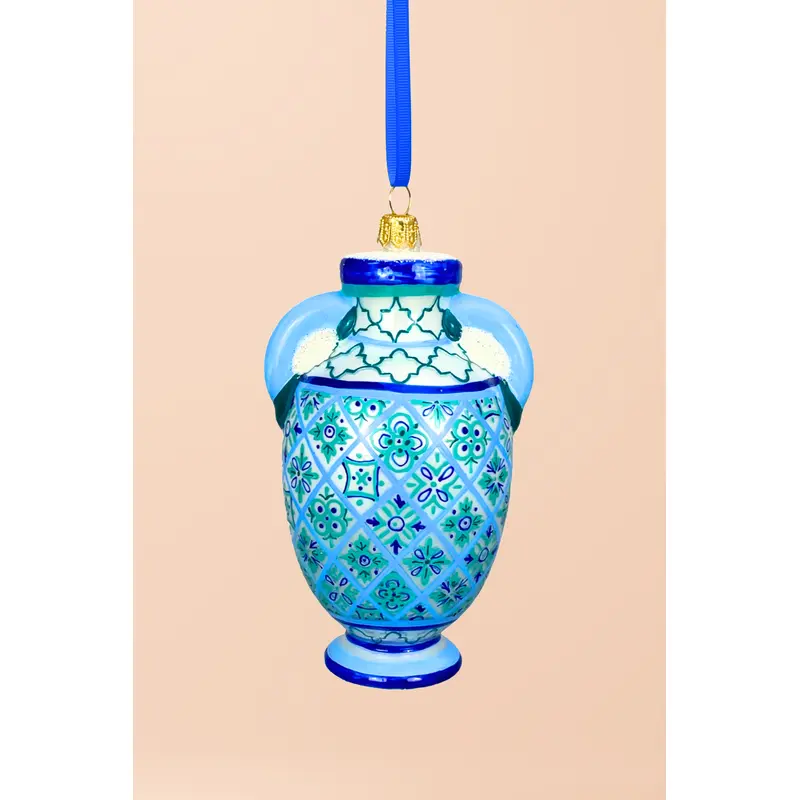 Napoli Vase Polish Glass Ornament