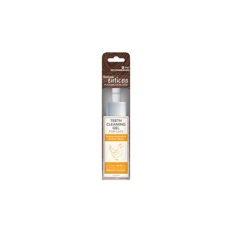 TropiClean Enticers Teeth Cleaning Gel for Cats