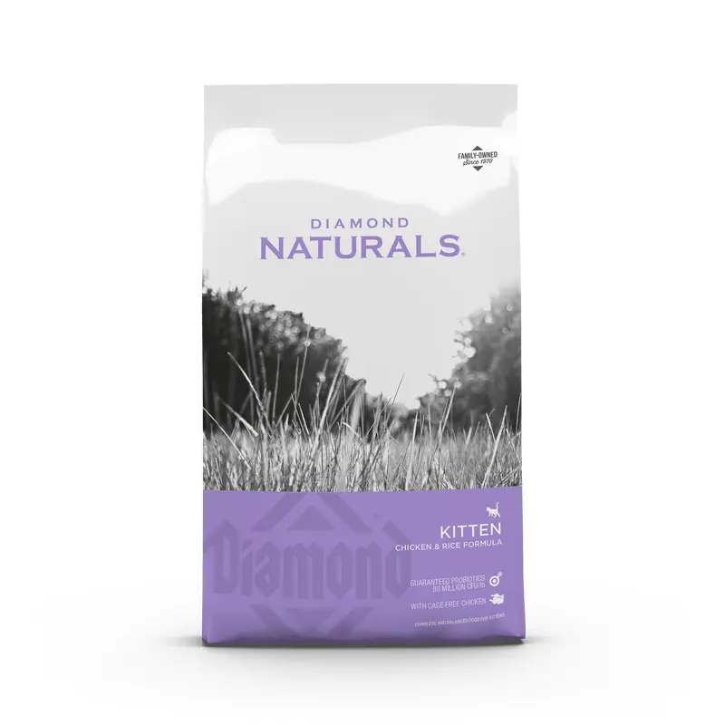 Diamond Naturals Kitten Chicken and Rice Dry Dog Food (6lb)