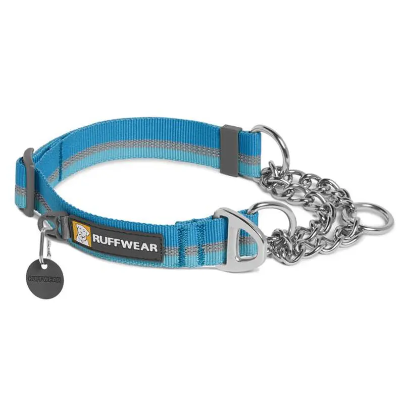 Ruffwear Chain Reaction Dog Collar 20"-26" Large Blue Dusk