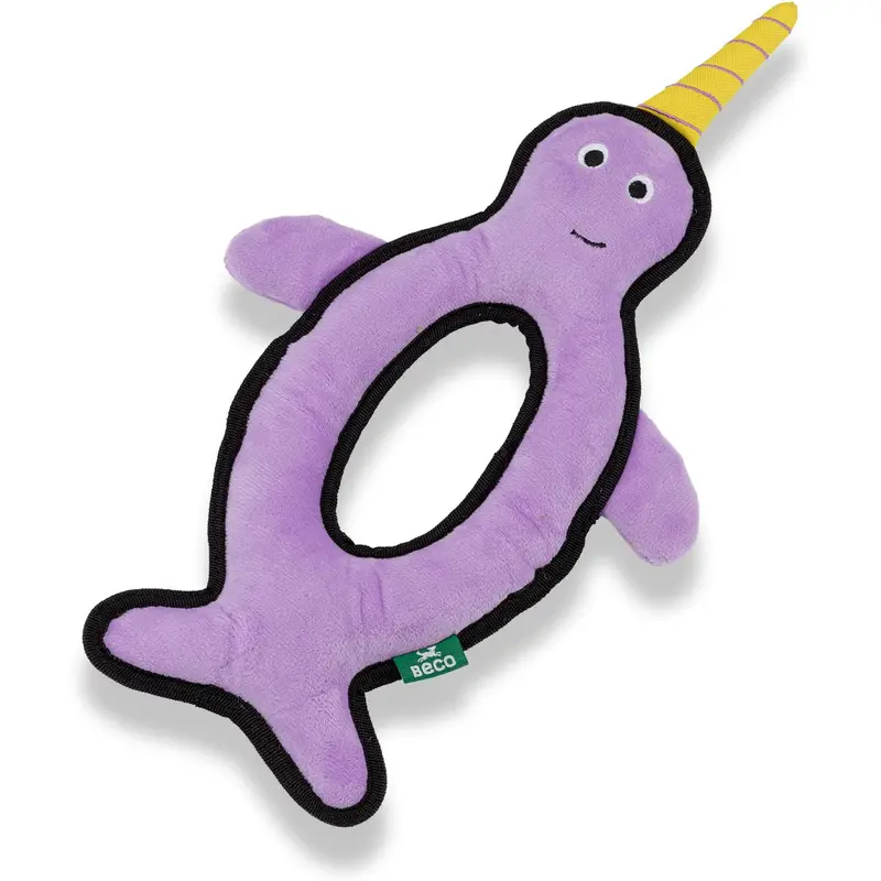 Beco Rough & Tough Toy Narwhal
