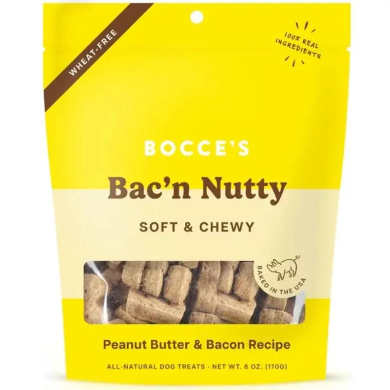 Bocce's Soft & Chewy Bac'n & Nutty Soft & Chewy  6 oz.