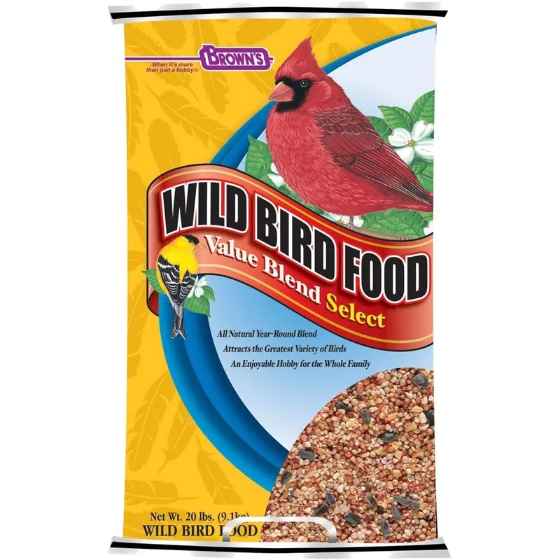 FM Brown Value Blend Select Bird Food 20  Lb Bag