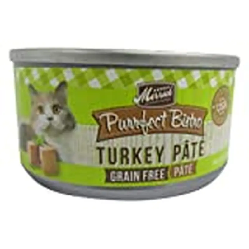Merrick Purrfect Bistro Grain-Free Turkey Pate All Life Stages Wet Cat Food, 3 Oz